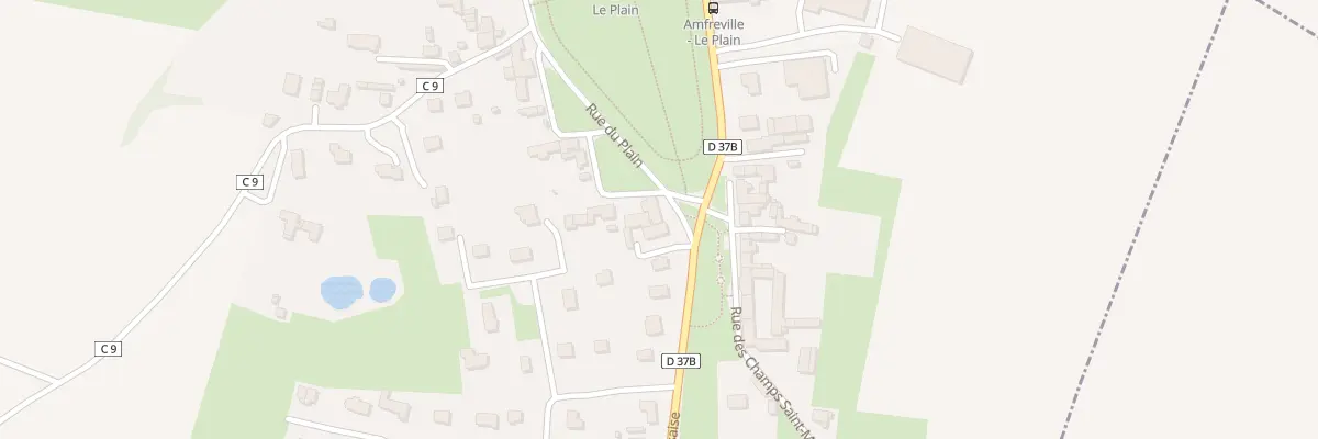 Plan du 5037A Le Plain à Amfreville
