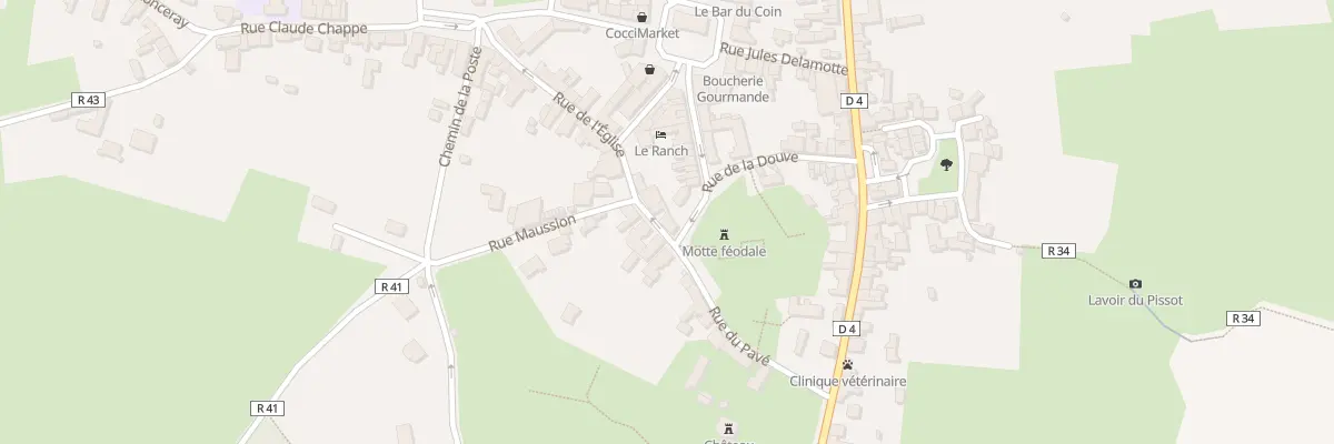 Plan du 11 Rue de L Eglise à Brûlon