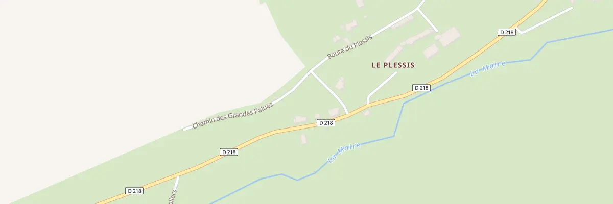 Plan du 440 Rte de l’Être Tesson à Lougé-sur-Maire