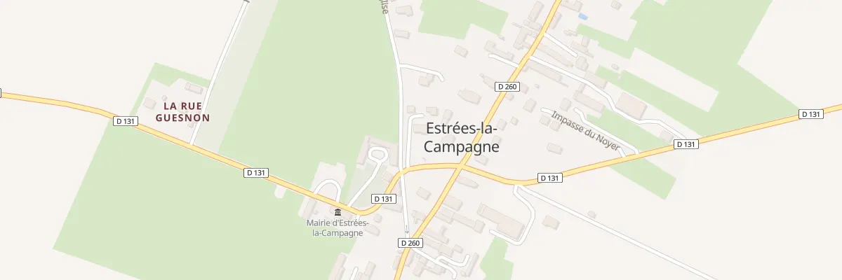 Plan du 2 Rue de l’Église à Estrées-la-Campagne