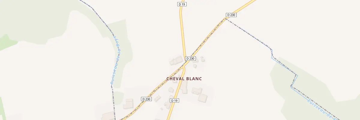 Plan du 2 Cheval Blanc à Mourens