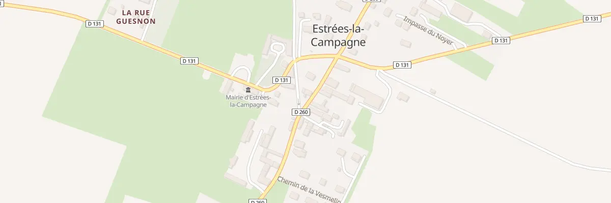 Plan du 4 Rue du Val Quesnay à Estrées-la-Campagne