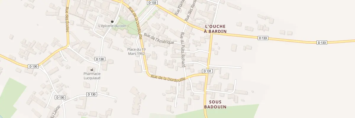 Plan du 10 Rue du Puits Richard à Néré