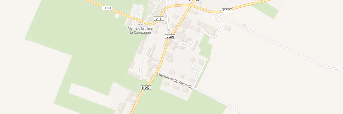 Plan du 15 Rue du Val Quesnay à Estrées-la-Campagne