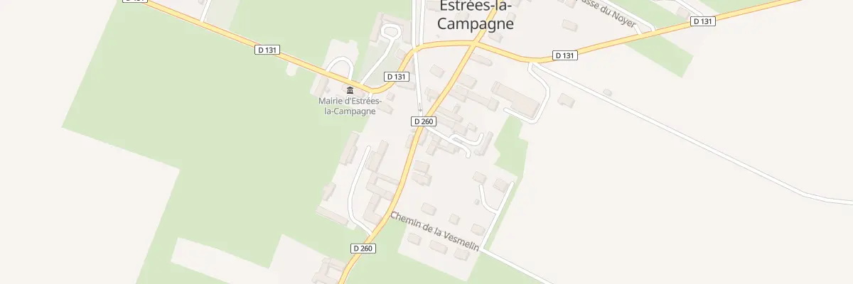 Plan du 13 Rue du Val Quesnay à Estrées-la-Campagne