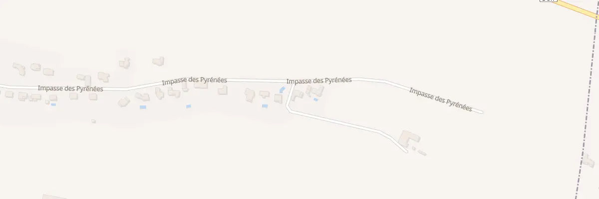 Plan du 40 Imp des Pyrénées à Artigueloutan