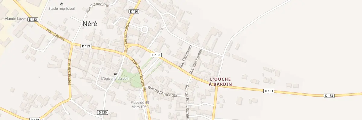 Plan du 17 Av de la Mairie à Néré