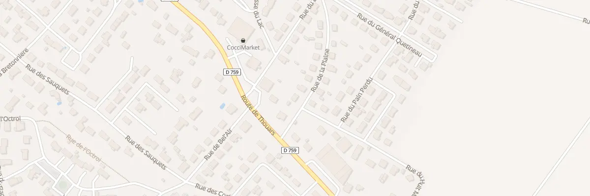 Plan du 3 Rue de la Plaine à Thouars