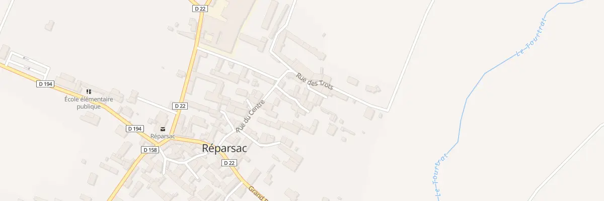 Plan du 3 Imp de la Prairie à Réparsac