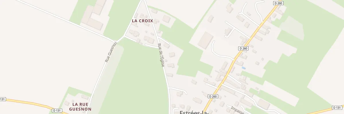 Plan du 8 Rue de l’Église à Estrées-la-Campagne