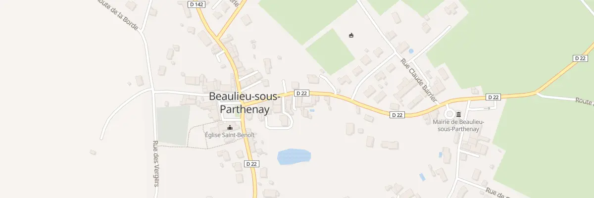 Plan du 12 Rue de la Meilleraye à Beaulieu-sous-Parthenay