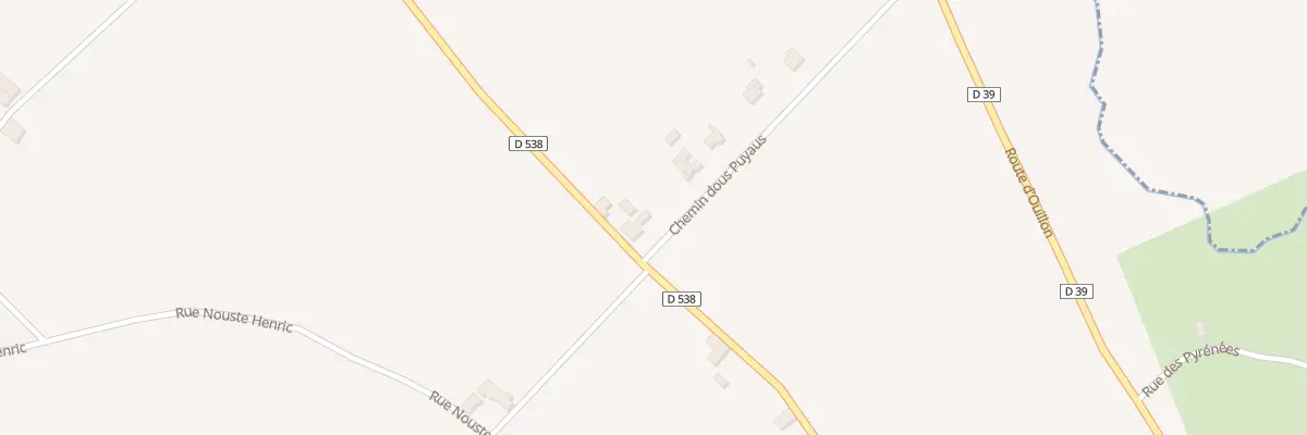 Plan du 2 Che Dous Puyaus à Andoins