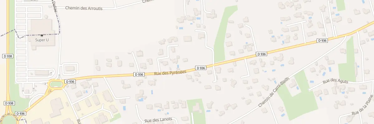 Plan du 120 Rue des Pyrénées à Bénéjacq