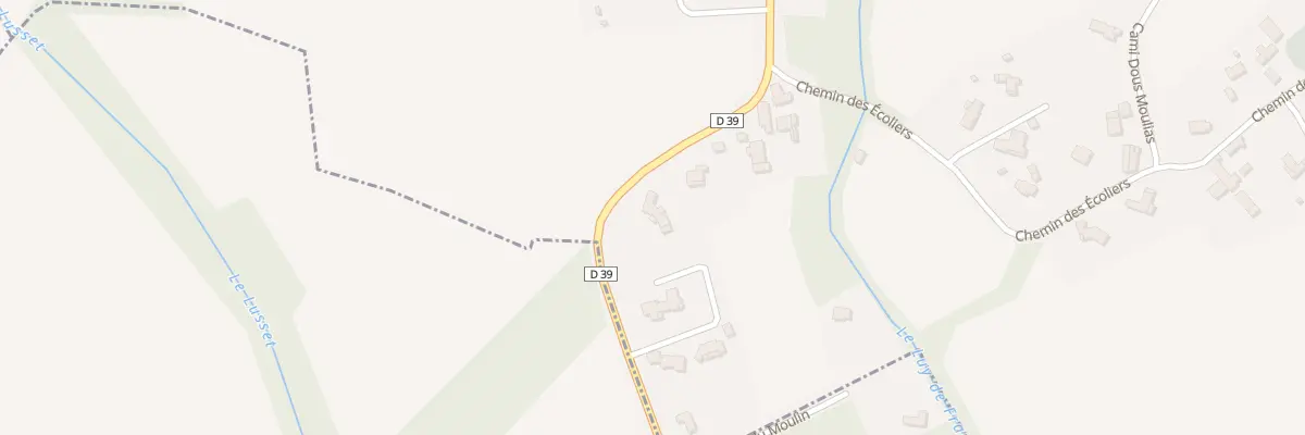 Plan du 45 Che Au-dela du Luy à Ouillon