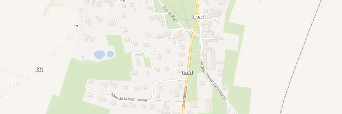 Plan du 10 Rue du Jardin Baude à Amfreville
