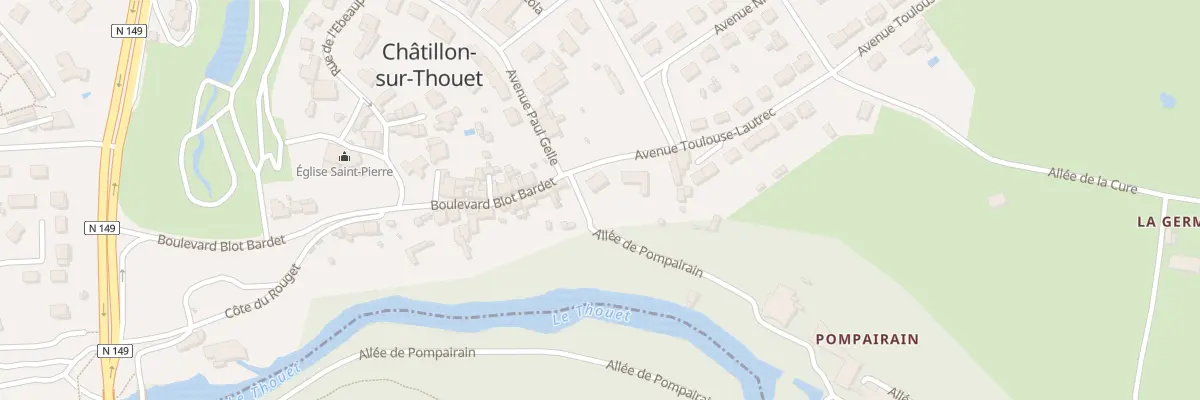 Plan du 1 Av Toulouse Lautrec à Châtillon-sur-Thouet