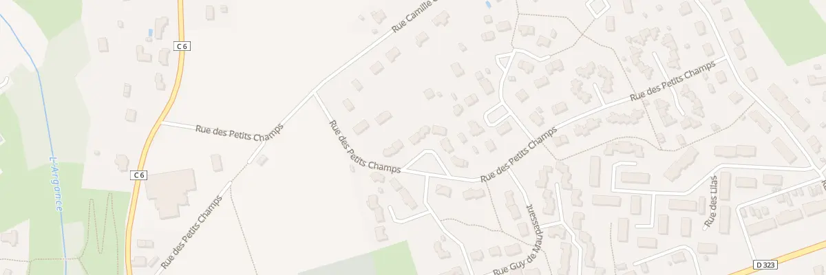 Plan du 58 Rue des Petits Champs à Durtal