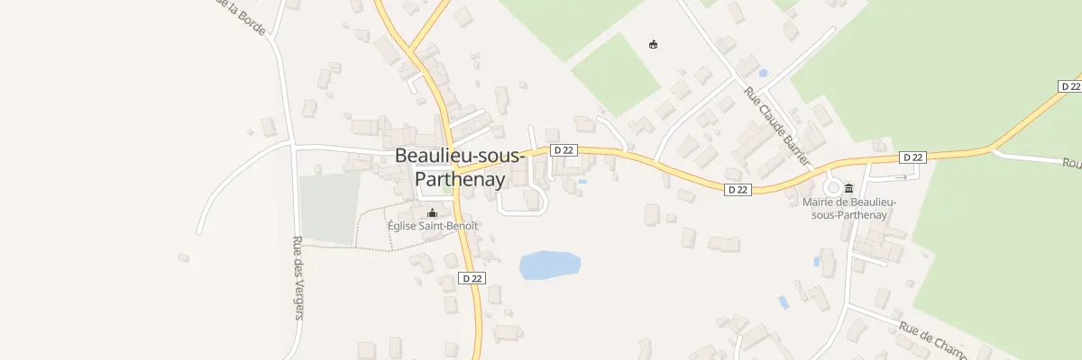 Plan du 2 Imp de la Charronnerie à Beaulieu-sous-Parthenay