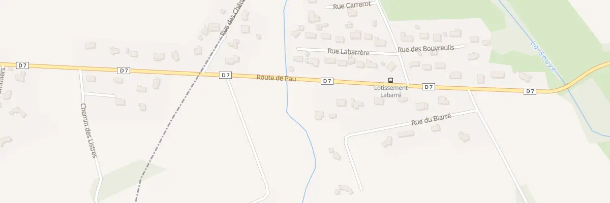 Plan du 35B Rte de Pau à Gabaston