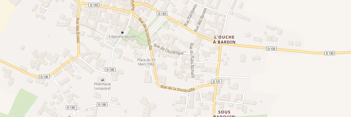 Plan du 16 Rue de l’Amerique à Néré
