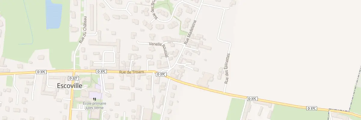 Plan du 6 Rue de la Madeleine à Escoville