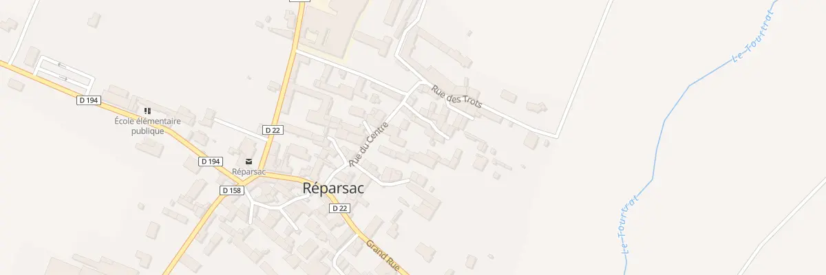 Plan du 2 Imp de la Prairie à Réparsac