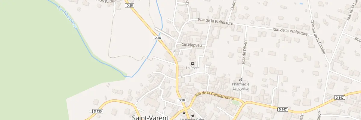 Plan du 34 Rue Novihéria à Saint-Varent