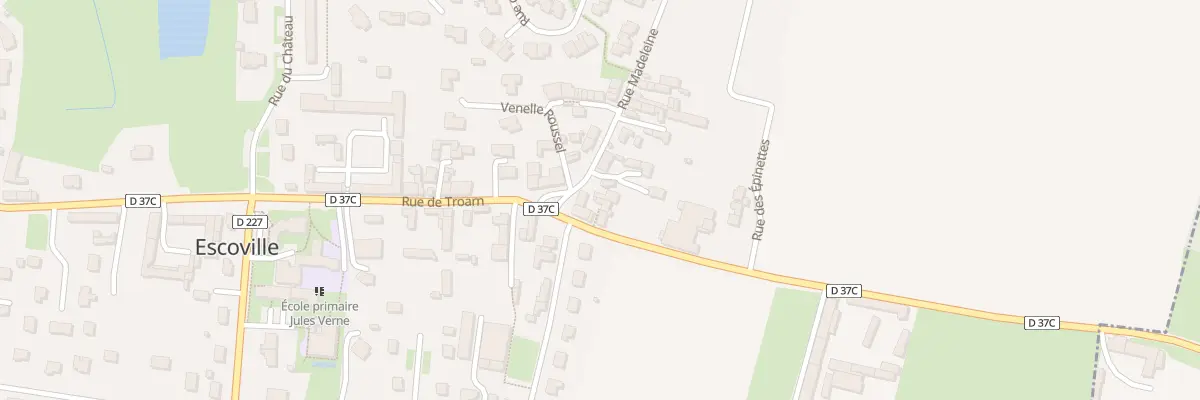 Plan du 33 Rue de Troarn à Escoville