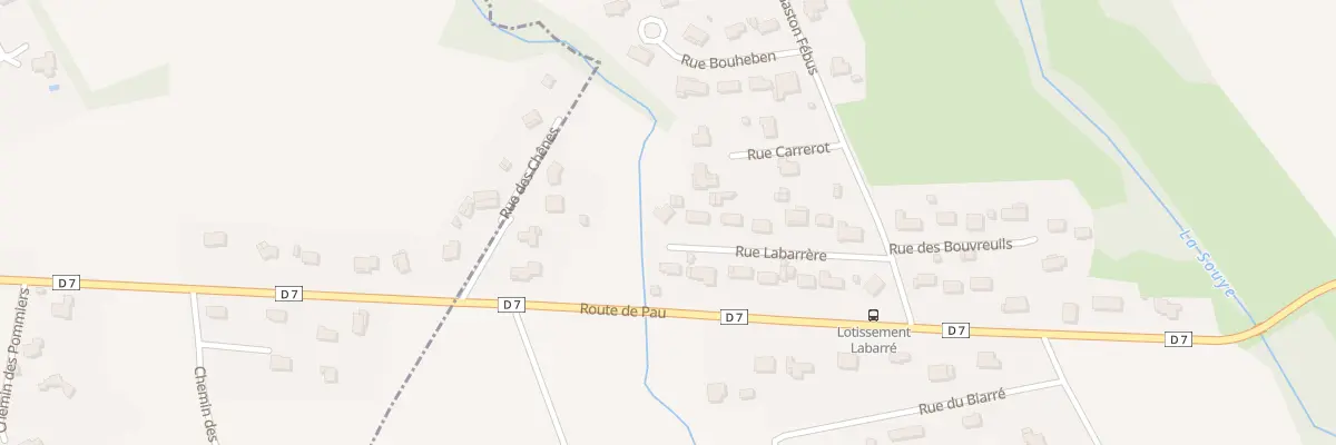 Plan du 14 Rue Labarrere à Gabaston