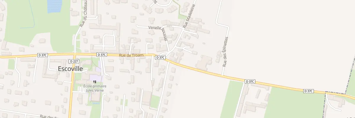 Plan du 37 Rue de Troarn à Escoville