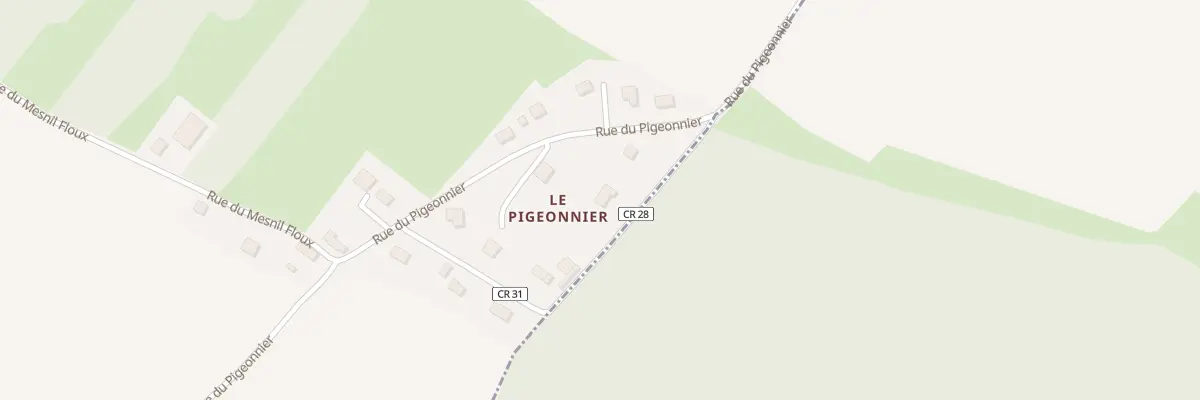 Plan du 5130 Bruyere du Mesnil Floux à Saint-Martin-de-Mieux