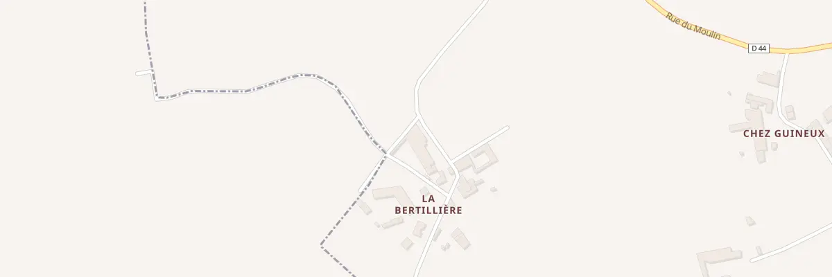 Plan du 5080 La Bertillère à Lignières-Ambleville