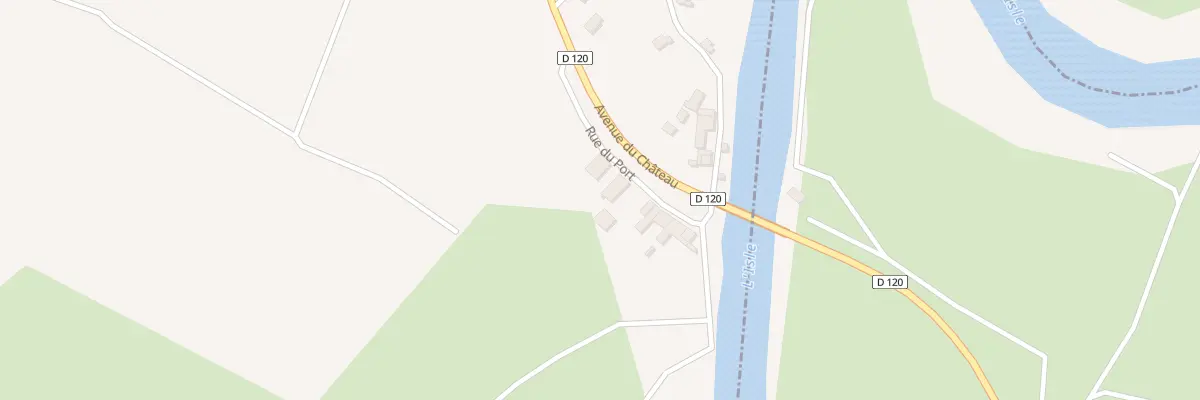 Plan du 100 Port Sud à Savignac-de-l’Isle