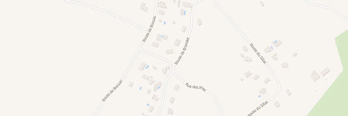 Plan du 252 Brandet à Savignac-de-l’Isle