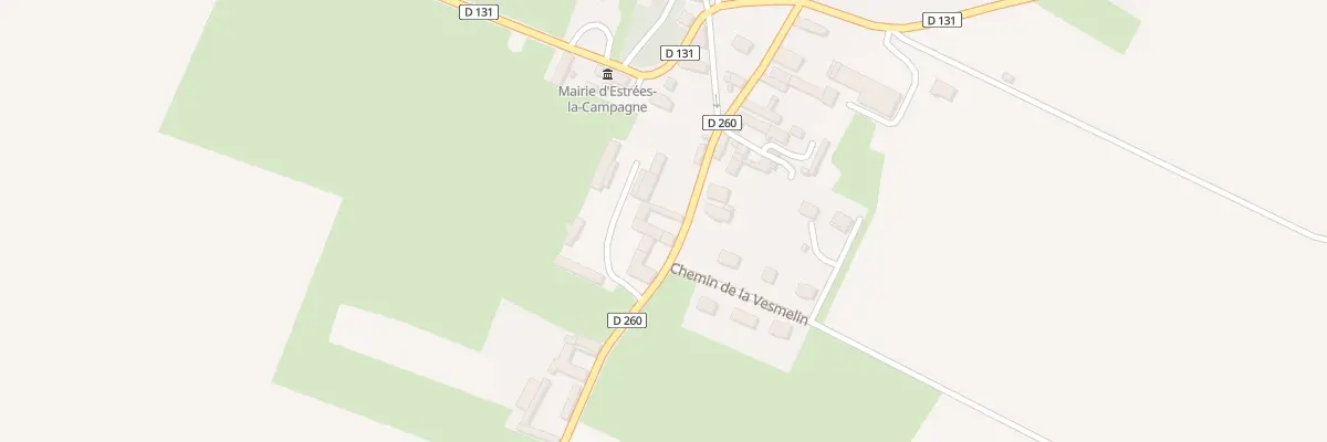 Plan du 6 Rue du Val Quesnay à Estrées-la-Campagne