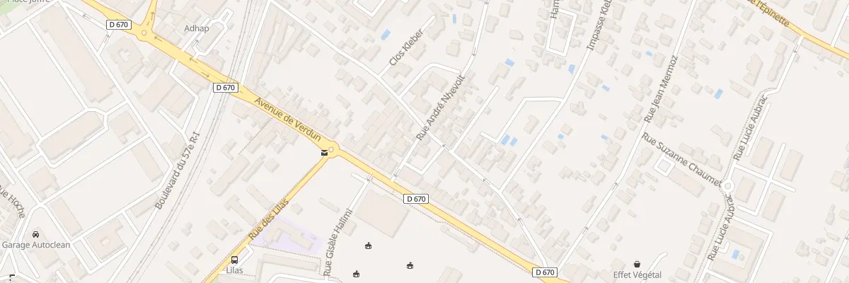 Plan du 8 Rue André Nhévoit à Libourne