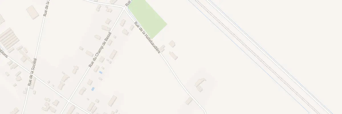 Plan du 6 Rue de la Hallebaudiere à Gennes-Val-de-Loire
