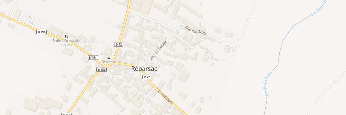 Plan du 9 Rue des Jardins à Réparsac
