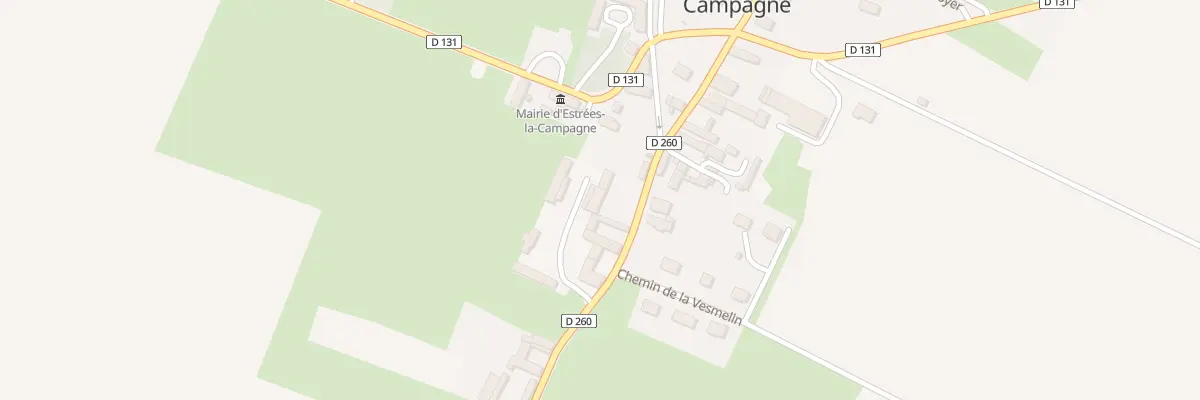 Plan du 8 Rue du Val Quesnay à Estrées-la-Campagne