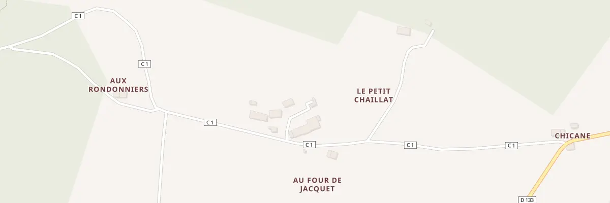 Plan du 4 Le Petit Chaillat à Maransin