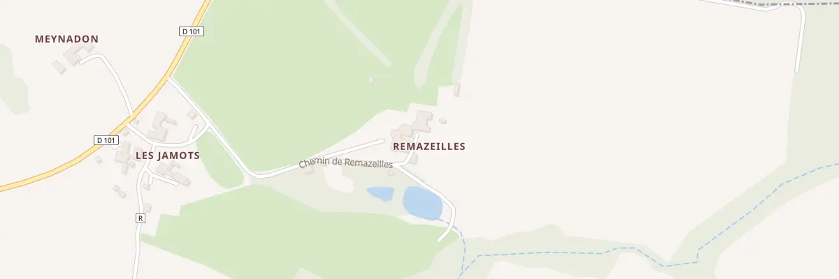 Plan du 295 Che de Remazeilles à Arthez-d’Armagnac