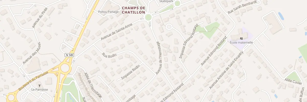 Plan du 22 Av de l’Hermitage à Châtillon-sur-Thouet