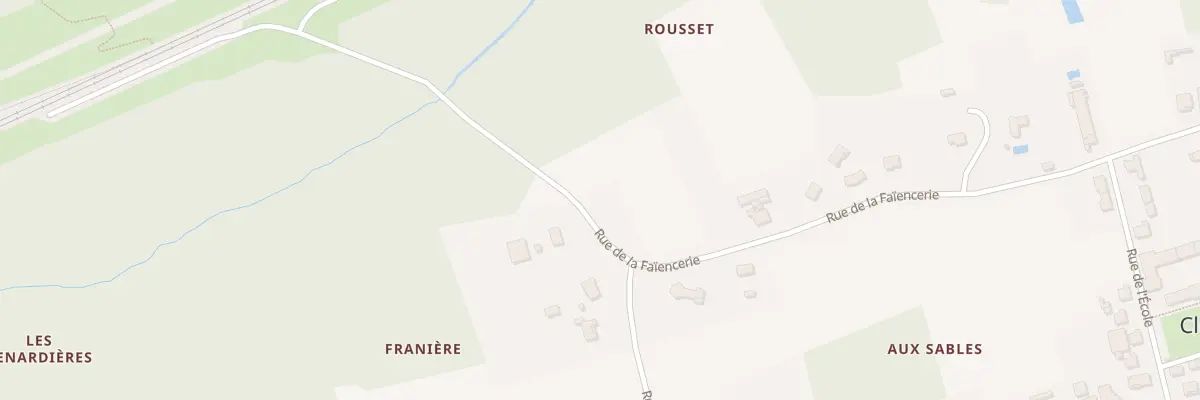 Plan du 20 Rue de la Faïencerie à Clérac