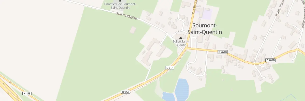 Plan du 1 Rue de l’Église à Soumont-Saint-Quentin