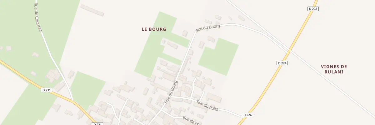 Plan du 34 Rue du Bourg à Louzignac
