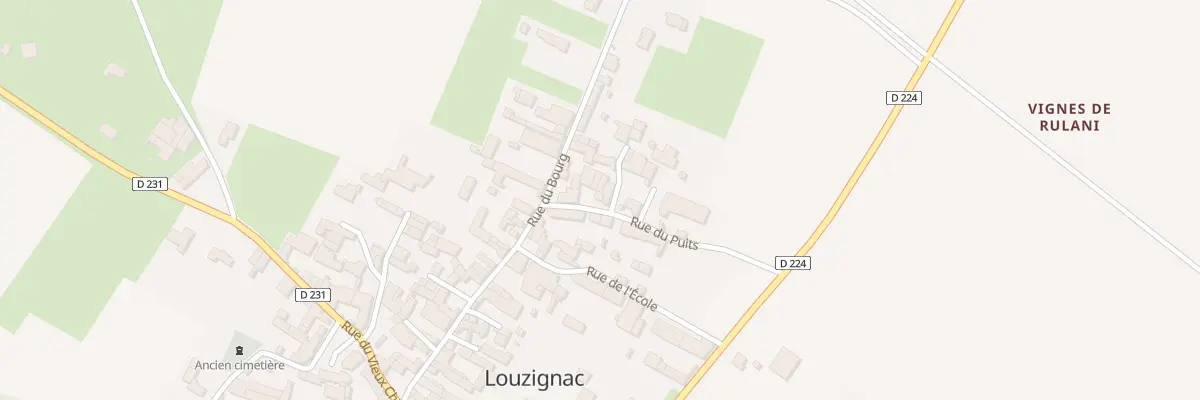 Plan du 9 Rue du Puits à Louzignac