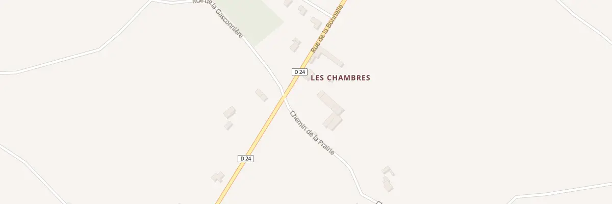 Plan du 5263 Les Chambres à Sainte-Sévère