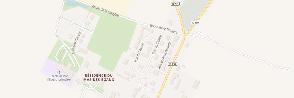 Plan du 17 Rue du Centre à Néré