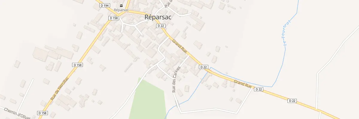 Plan du 6 Rue des Cannes à Réparsac