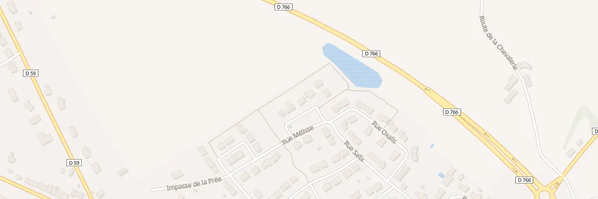 Plan du 33 Rue Mélisse à Jarzé Villages